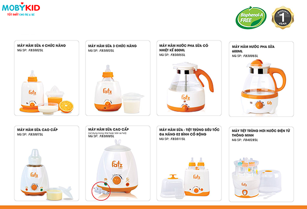 Review máy hâm sữa Fatz có tốt không, nên mua máy hút sữa Fatz loại nào?