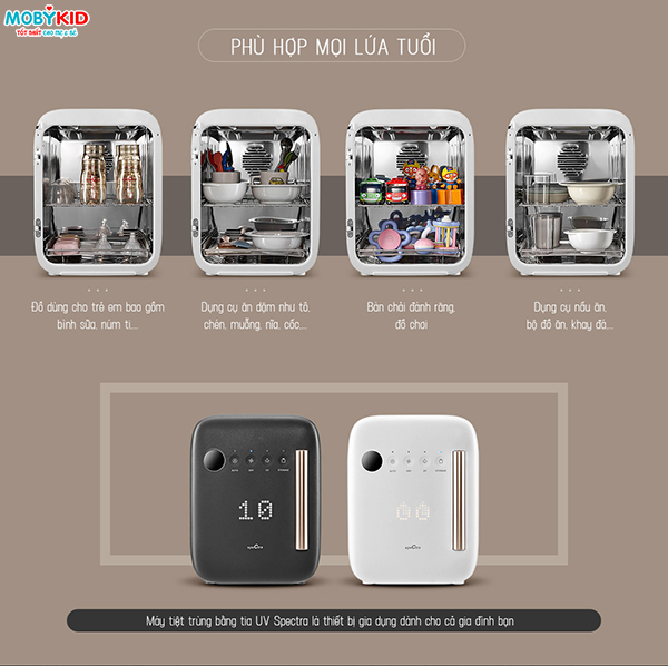 Top các máy tiệt trùng bằng tia UV có sấy khô tốt nhất Việt Nam hiện nay mẹ nên mua ngay