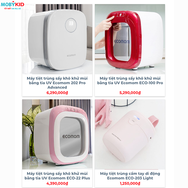Top các máy tiệt trùng bằng tia UV có sấy khô tốt nhất Việt Nam hiện nay mẹ nên mua ngay