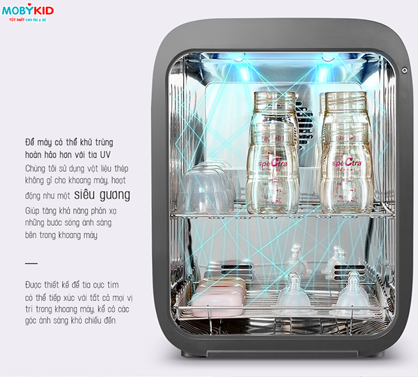 Top các máy tiệt trùng bằng tia UV có sấy khô tốt nhất Việt Nam hiện nay mẹ nên mua ngay