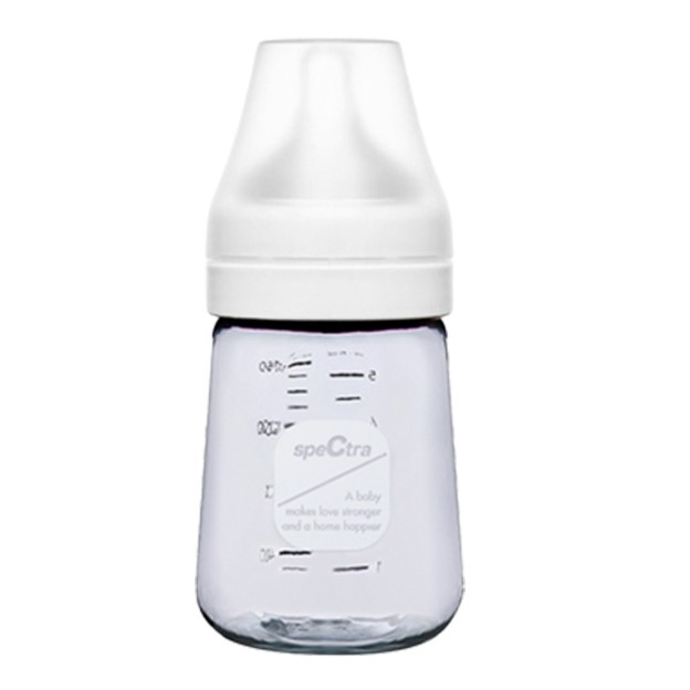 Bình sữa PPSU cổ rộng Spectra 160ml màu xanh đen