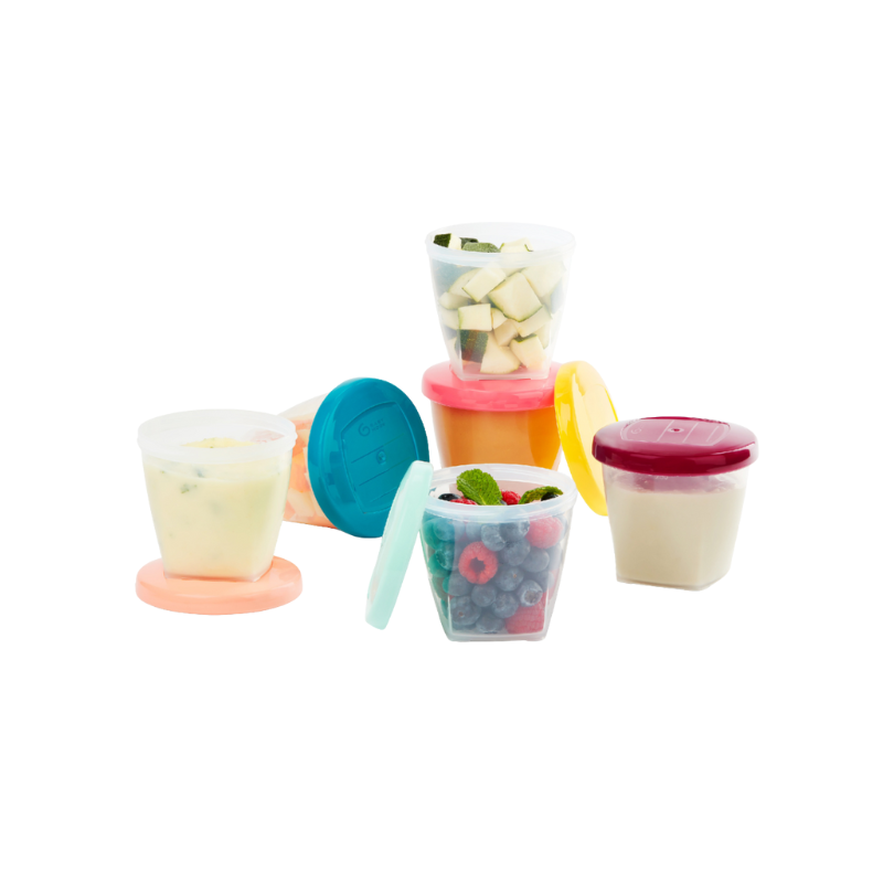 Bộ 6 Hũ Đựng Thực Phẩm Bằng Nhựa Babymoov (250ml)