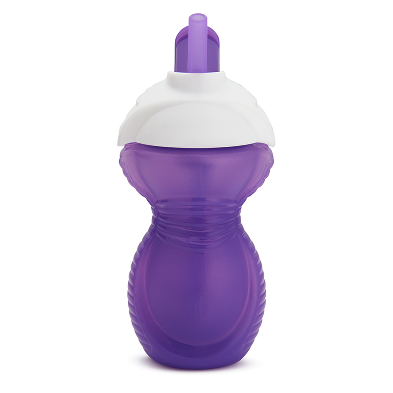 Cốc ống hút CL Munchkin 266ml màu tím