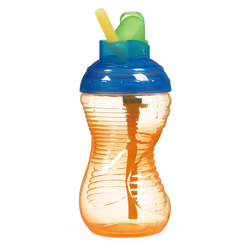 Cốc ống hút MG có nắp Munchkin 296ml màu cam