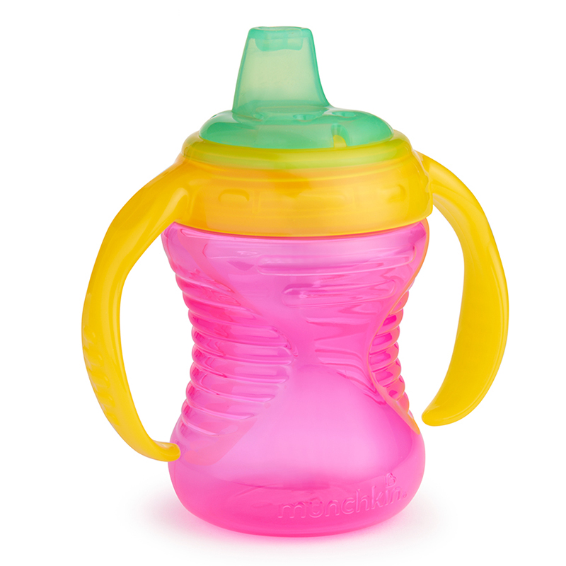Cốc tập uống có tay cầm MG Munchkin 237ml màu hồng