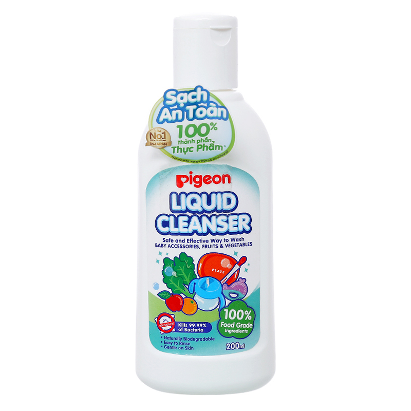 Dung Dịch Súc Rửa Bình Sữa Pigeon 200ml