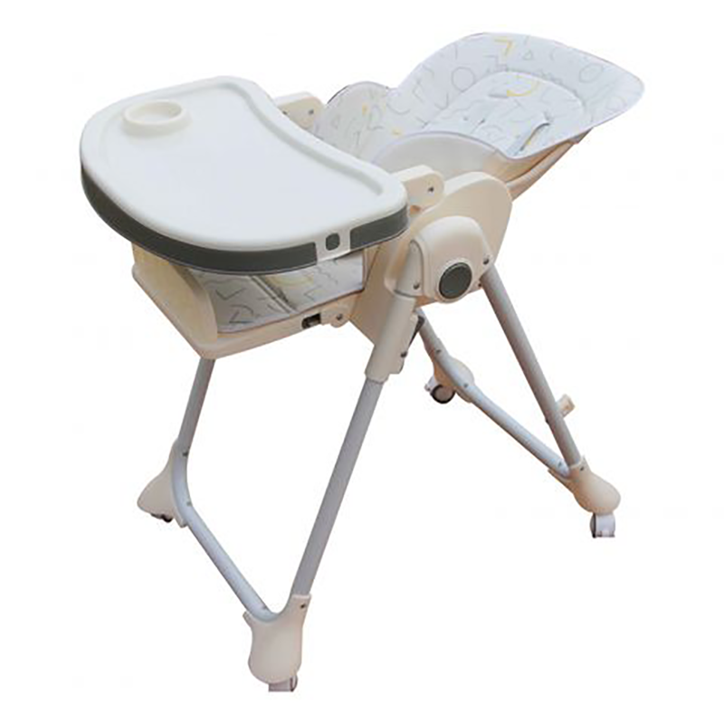 Ghế ngồi ăn cao đa năng Mastela -T12 - 0619 - MSTL - 1015 - Màu Trắng chấm tròn