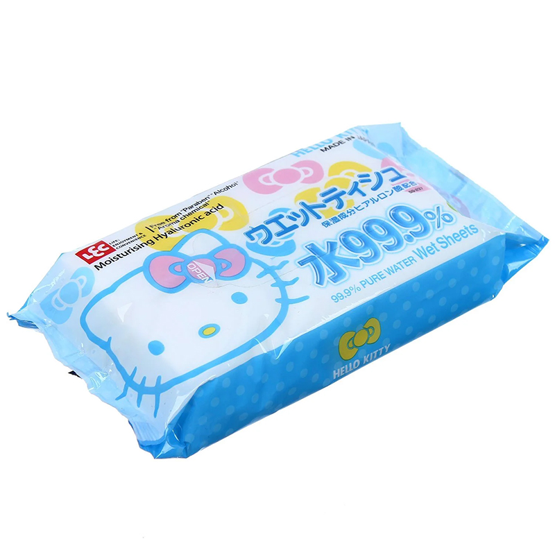 Giấy ướt LEC nước tinh khiết 99,9% Hello Kitty SS237