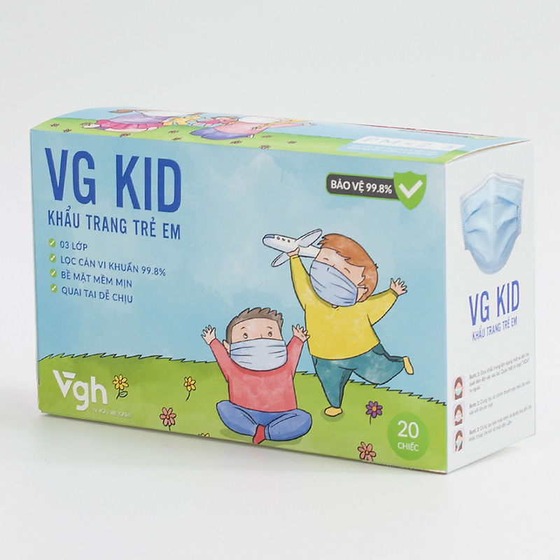 Khẩu trang y tế VG Kid (Hộp 20 cái)