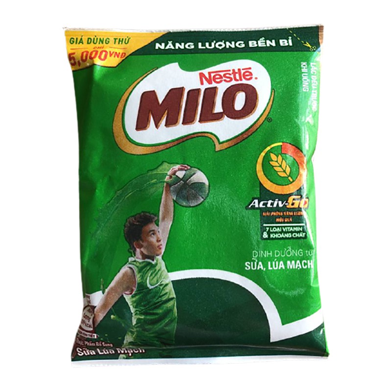 Milo uống liền dạng bịch 180ml