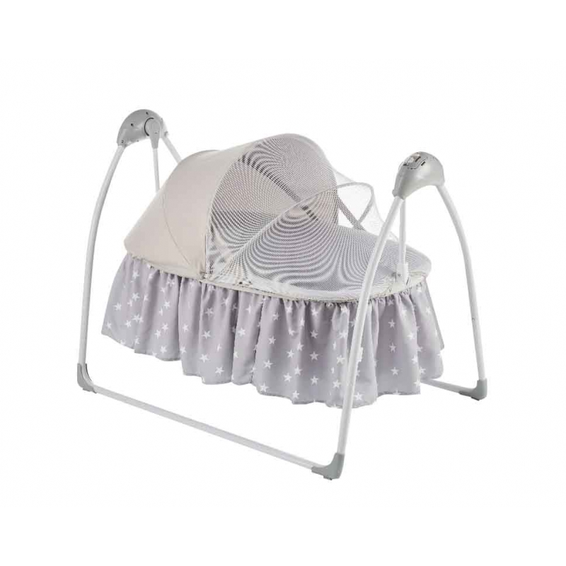 Nôi tự động cao cấp Mastela SG239 - Màu chấm ngôi sao