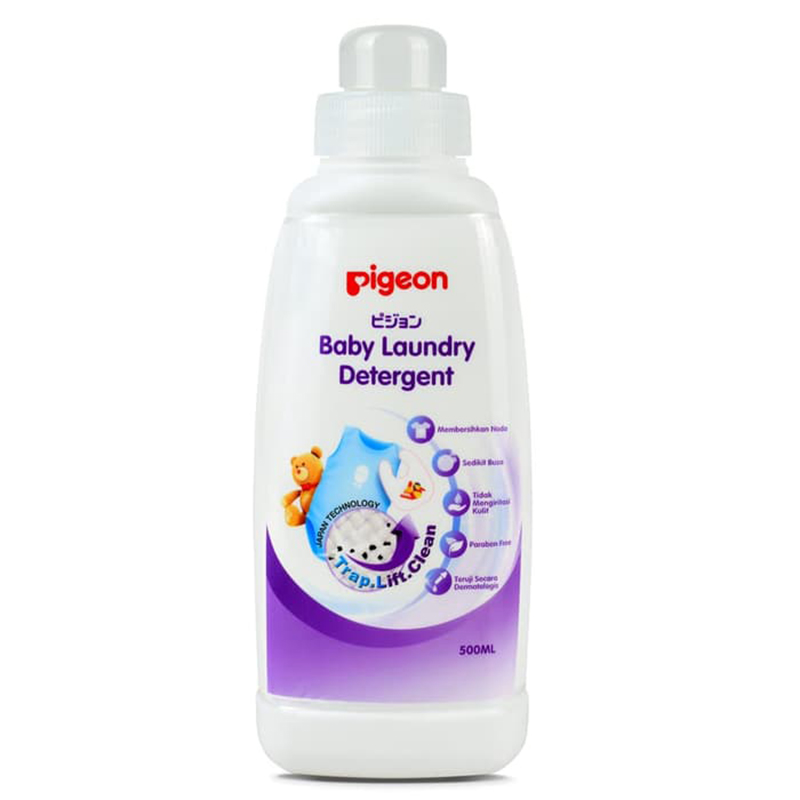 Nước giặt quấn áo trẻ em Pigeon (dạng chai 500ml)