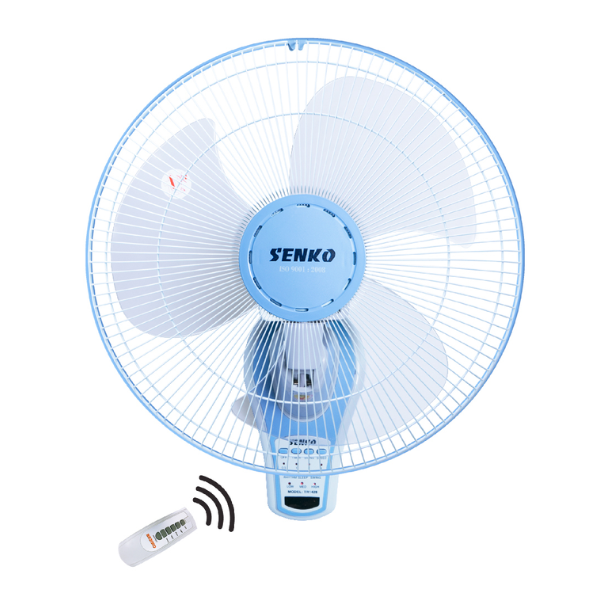Quạt Treo Tường Senko Có Remote TR1683 Kem Môn