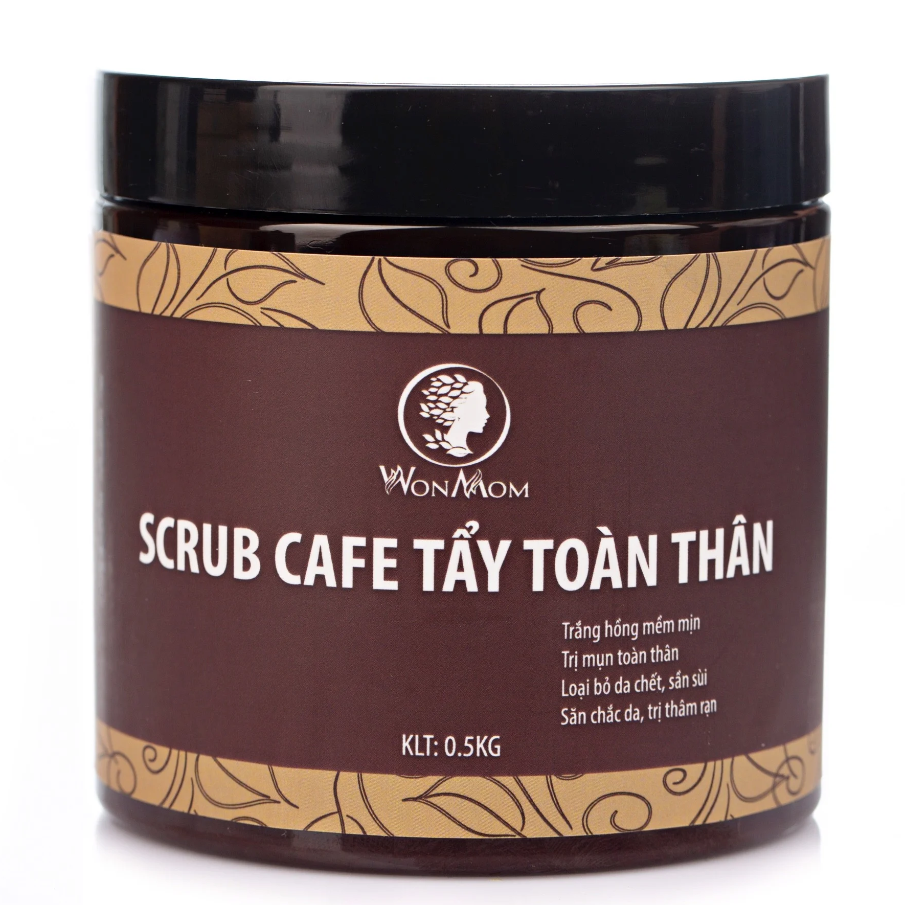 Scrub cà phê tẩy toàn thân Wonmom 500g