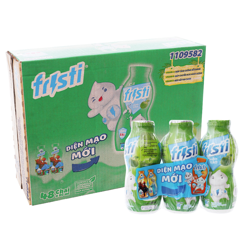 Sữa chua uống Fristi vị táo 80ml – Thùng 48 chai