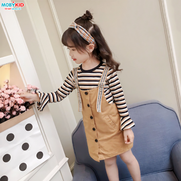 Cách phối đồ thời trang quần yếm cho bé yêu