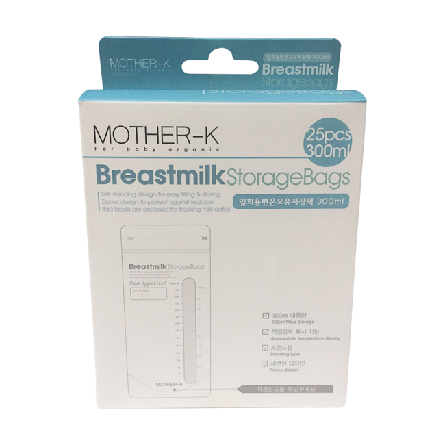 Túi trữ sữa cảm biến nhiệt Mother-K Hàn Quốc 300ml (25c)