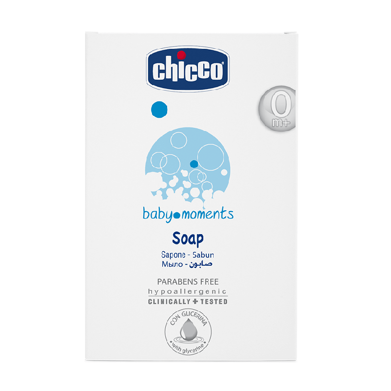 Xà bông dưỡng ẩm Chicco chứa Glycerin 0M+
