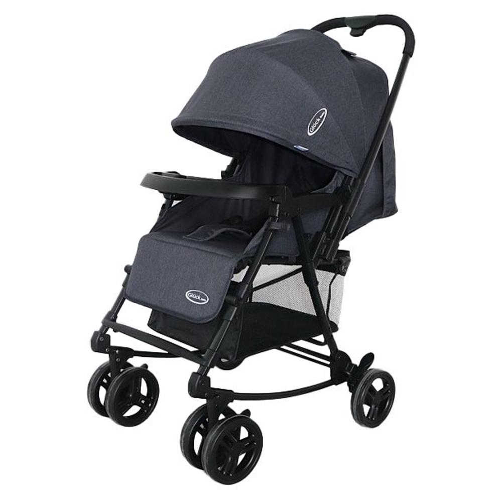 Xe Đẩy 2 Chiều Có Bập Bênh Gluck C9 - Màu Xám