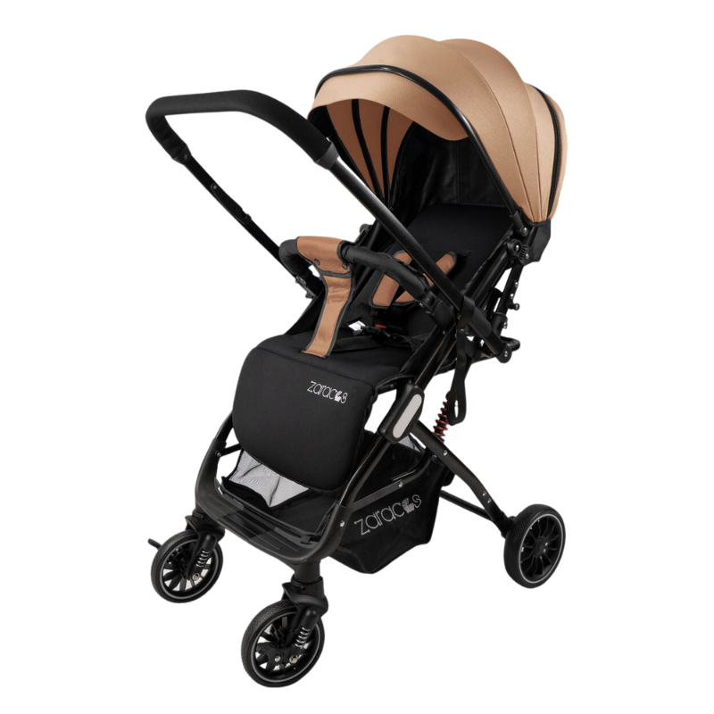Xe Đẩy Trẻ Em Gấp Gọn Zaracos Evian 2996 Màu Nâu