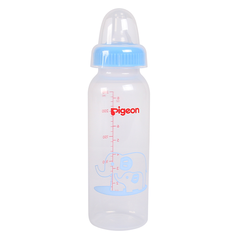 Bình Sữa Pigeon PP Tiêu Chuẩn Voi Màu Xanh 240ml