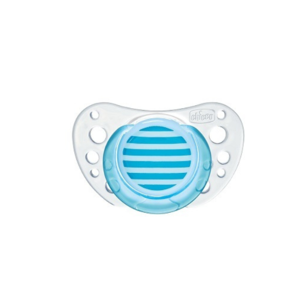 Bộ 2 Ty Ngậm Chicco Physio Air 0 – 6M+ - Kẻ Xanh