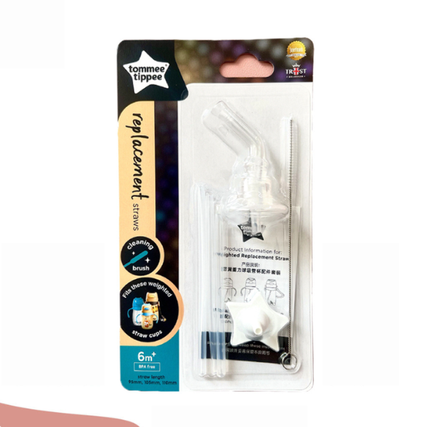 Bộ Ống Hút Chân Nặng Thay Thế Cho Bình Uống Nước Tommee Tippee (dùng cho bình uống nước Inox)