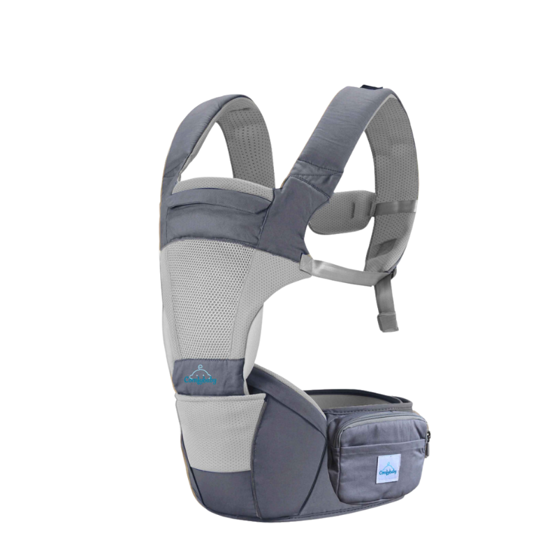 Địu Ngồi Cao Cấp 4 Tư Thế 2 Trong 1 Air Mesh Comfybaby CF818 - Grey