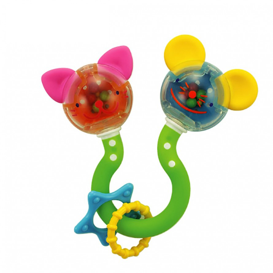 Gặm nướu xúc xắc mèo đuổi chuột Richell RC93753