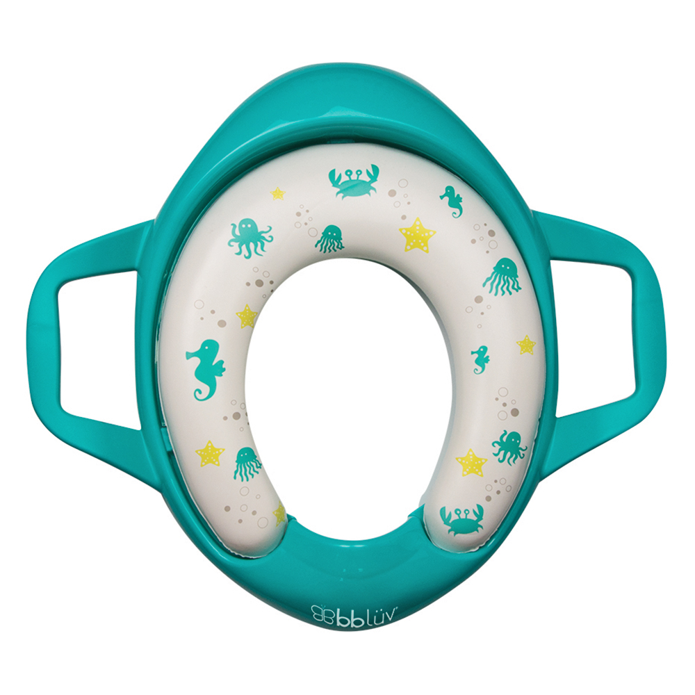 Ghế ngồi bồn cầu cho bé bbluv Poti (Aqua)