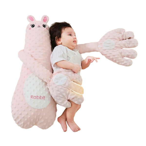 Gối Ôm Có Bàn Tay Vỗ Mông Ru Ngủ Cho Bé  Petico GB016 - Màu Hồng