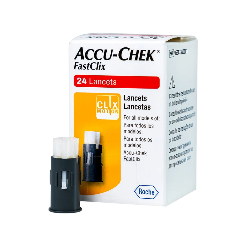 Kim Lấy Máu Accu-Chek FastClix (24 Cái)