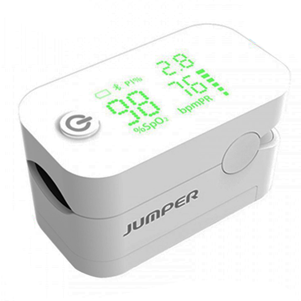 Máy Đo Nồng Độ Oxy Máu Và Nhịp Tim Jumper JPD-500G Màu Trắng