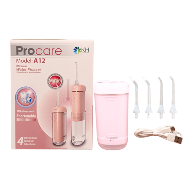 Máy Tăm Nước Du Lịch Procare A12 - Màu Hồng