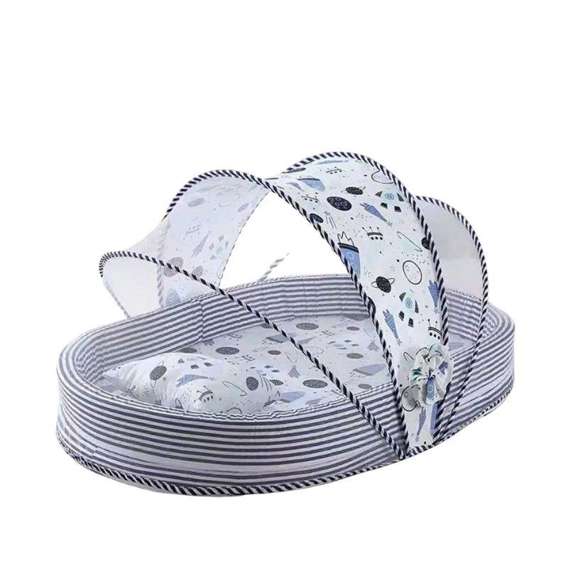 Nệm Ngủ Kèm Màn Chống Muỗi Gấp Gọn Petico GN001