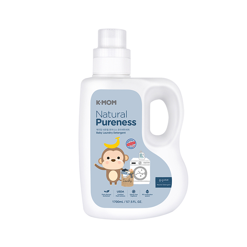 Nước giặt đồ sơ sinh hữu cơ K-Mom Hàn Quốc (can 1700ml)