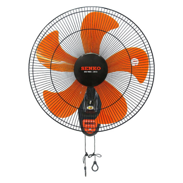 Quạt Treo Tường Senko Hai Dây TC1880 Đen Cam
