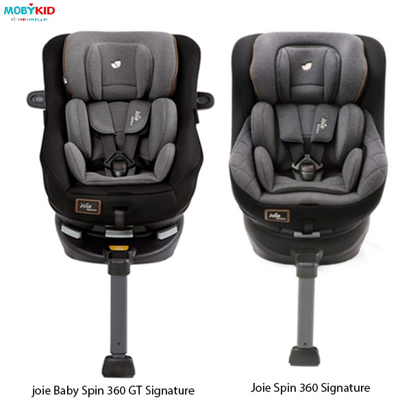 So sánh ghế ngồi ô tô Joie Spin 360 GT Signature và Joie Spin 360 Signature