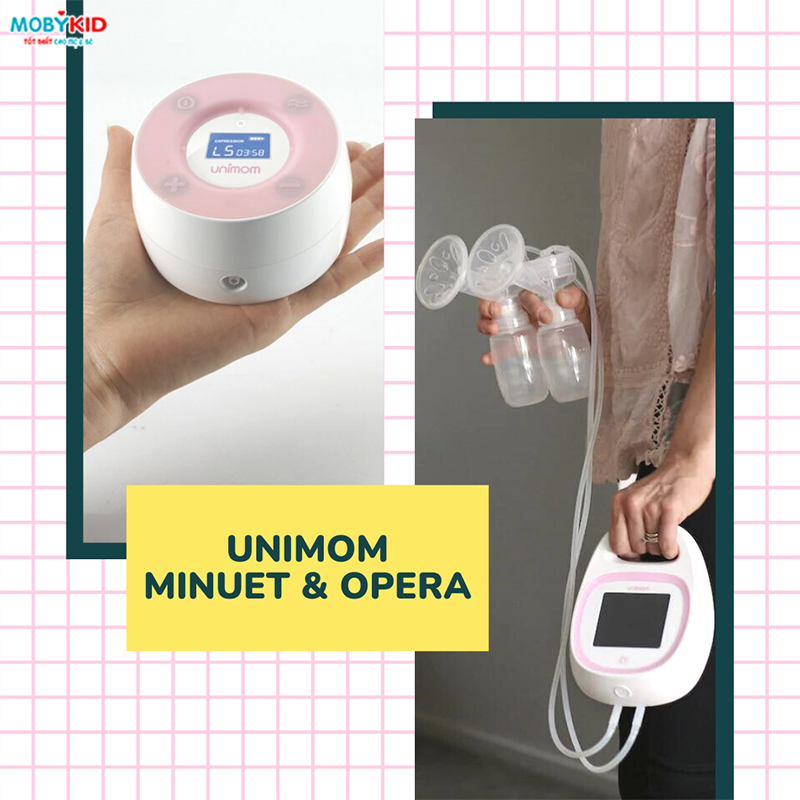 So sánh máy hút sữa Unimom Minuet và Unimom Opera