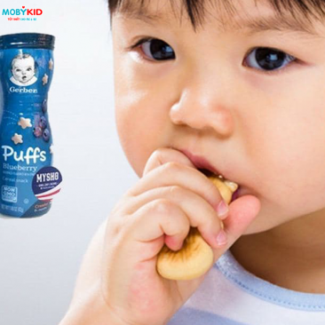 Review bánh ăn dặm Gerber Puff có tốt không?