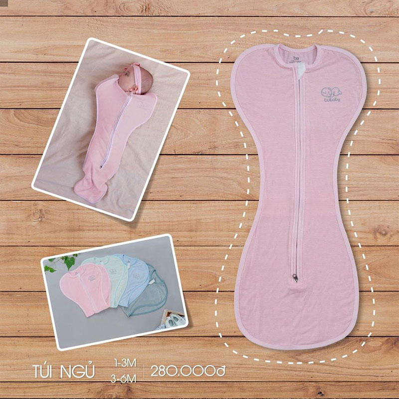 TN001.pink- Túi ngủ cho bé - Bu