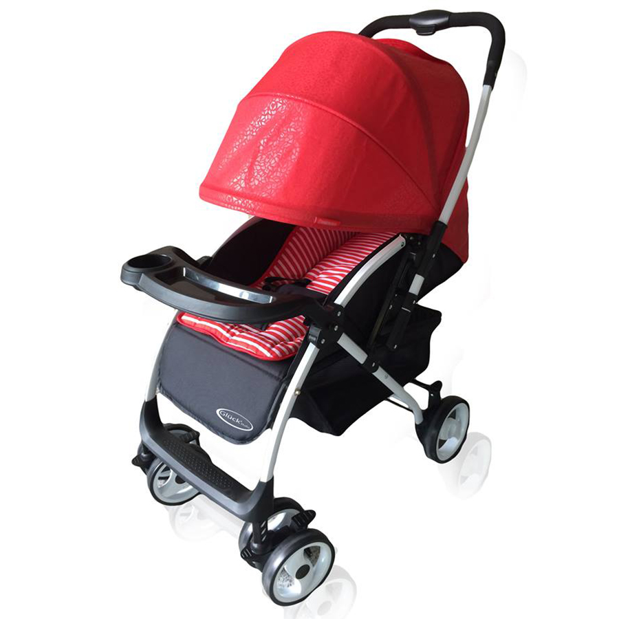 Xe đẩy 2 chiều Gluck C58 màu đỏ