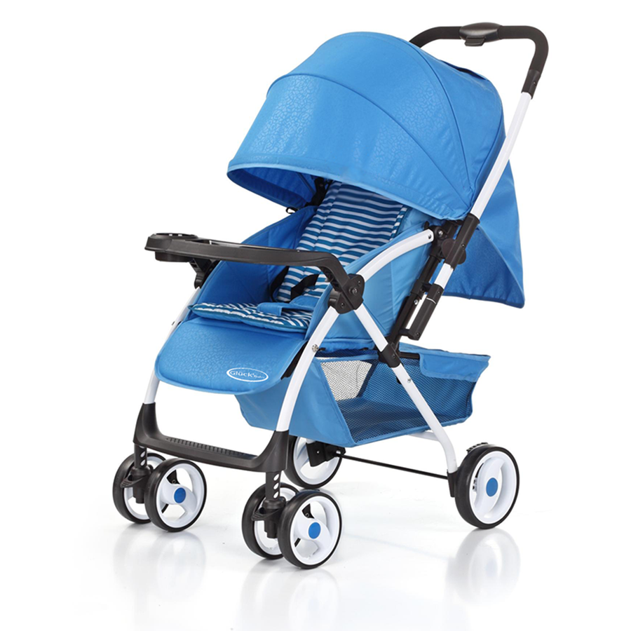 Xe đẩy 2 chiều Gluck C58 màu xanh da trời