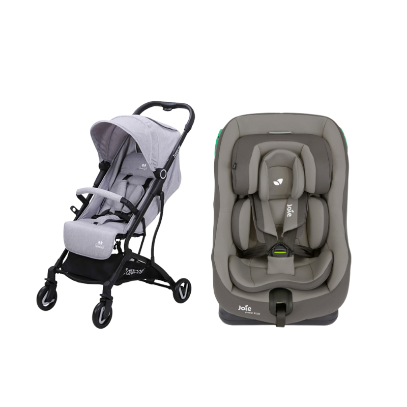 Xe đẩy cho bé Zaracos NORIO 9026 + Ghế Ngồi Ô Tô Trẻ Em Joie Steadi R129 Cobble Stone