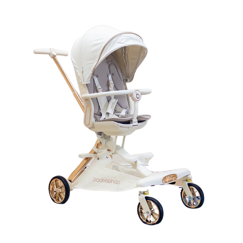 Xe Đẩy Trẻ Em Baobaohao V16 - Màu Kem