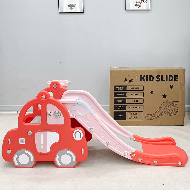 Cầu trượt Ô tô Holla Hồng HL-10150