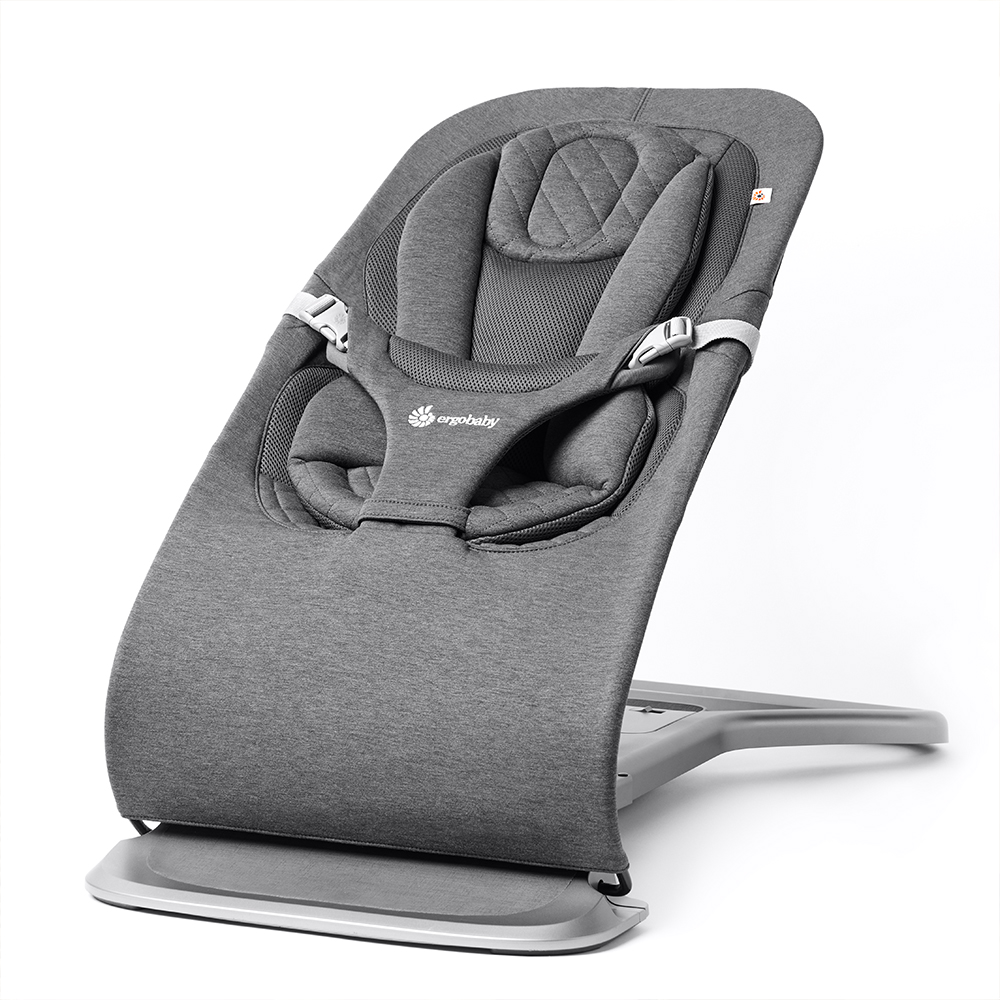 Ghế Rung Cho Bé 3 Trong 1 Ergobaby Evolve Bouncer – Charcoal Grey