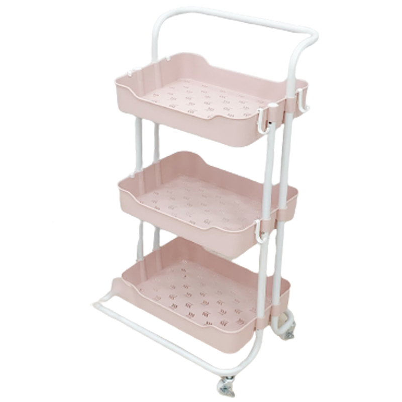 Kệ 3 tầng đa năng Umoo UM-0988 màu hồng