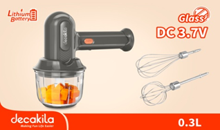 Máy Đánh Trứng Cầm Tay Dùng Pin Decakila KMMX019G
