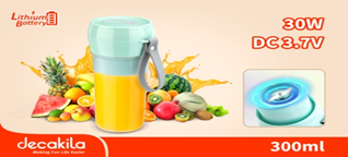 Máy Xay Cầm Tay Dùng Pin Decakila KMJB035V